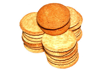 Baking, pastry isolated on a white background.