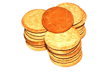 Baking, pastry isolated on a white background.