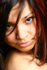 Fototapeta premium closeup girl