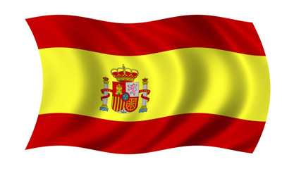Fototapeta premium spanien fahne spain flag