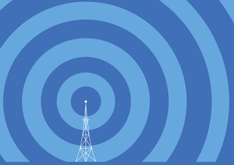 broadcast tower illustration