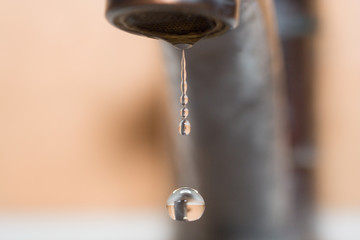 drop of water from faucet 2
