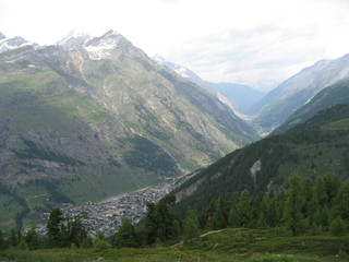Fototapeta premium Schweiz Bergwelt