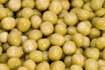 green peas close up