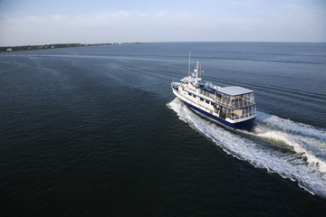 Passenger ferry boat.