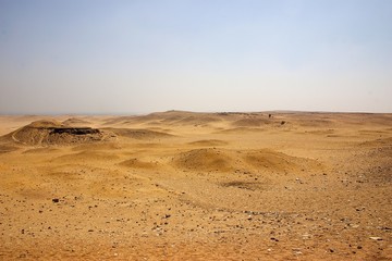 Fototapeta na wymiar view of desert sahara - egypt