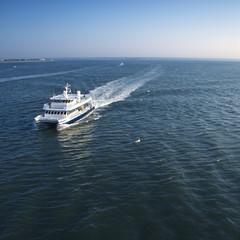 Passenger ferry boat.