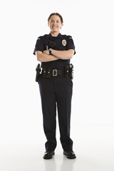 Smiling Policewoman. - 5330658