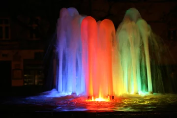 Papier Peint photo autocollant Fontaine rainbow fountain