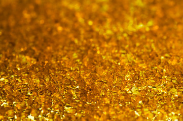 gold crystals