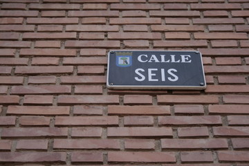 Fototapeta na wymiar Calle Seis