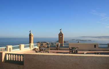 Terrase d'un riad à Essaouira