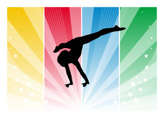 Fototapeta na wymiar Olympic Games - Gymnast