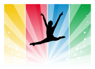 Fototapeta na wymiar Olympic Games - Gymnast