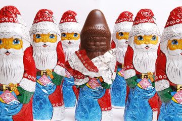 Weihnachtsmann, Schokolade