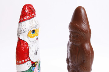 Weihnachtsmann, Nikolaus, Schokolade