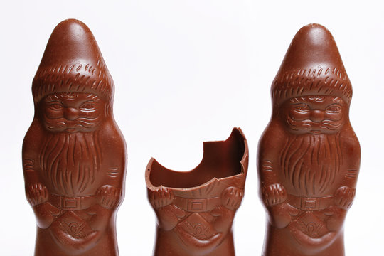 Weihnachten, Nikolaus, abgebissen