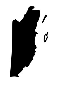 vector map of belize