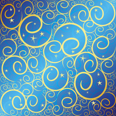 Swirl - blue