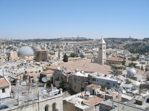 The old center of Jerusalem, Israel