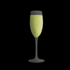champagne glass