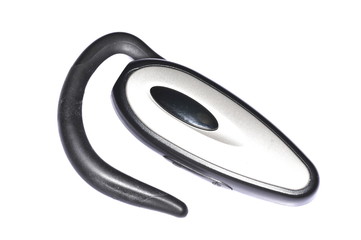 Bluetooth headset isolated on white