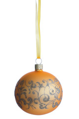 Christmas ball on a white background.