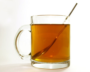 cup  of hot black tea 