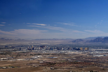 Aerial shot taken in Las Vegas