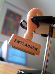 Stempel Entlassen