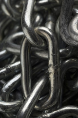 a closeup of a chain bundle