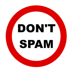 Don't spam