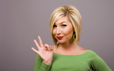 Fototapeta premium Blonde Okay