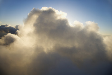 Fototapeta na wymiar Skyscape with clouds.