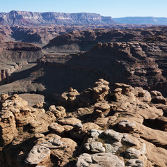 Fototapeta na wymiar Grand Canyon aerial.