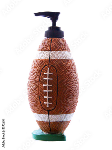 football soap dispenser