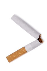 broken  cigarette