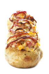 Baked jacket potatoes 