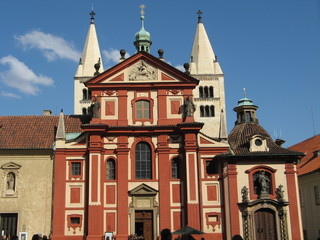 Naklejka premium Prague St. George's Basilica, Czech Republic 