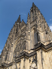 Fototapeta premium Saint Vitus Cathedral, Prague, Czech Republic 