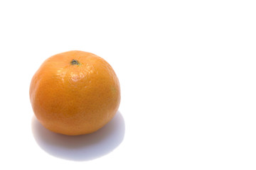 Tangerine isolated on a white backgounf
