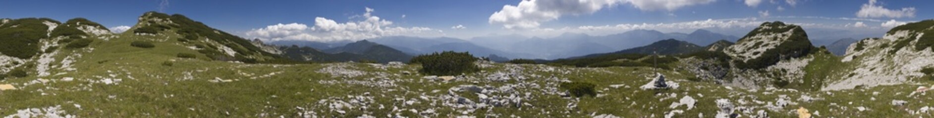 Beautiful summer alpine landscape