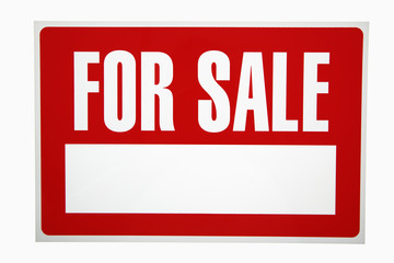 For sale sign.