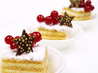 bisquit frucht creme schnitte