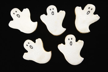 Ghost sugar cookies.