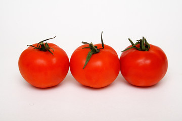 three tomatoes