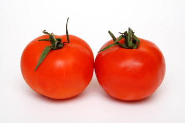 two tomatoes
