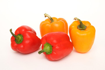 multy-colored peppers
