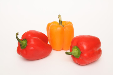 multy-colored peppers