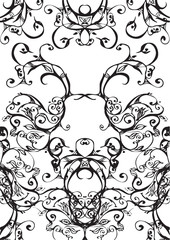 Vector illustration of abstract natural patter